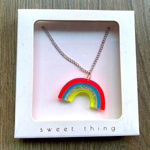 NWT Meri Meri rainbow pendant necklace